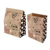 Sacos Papel Kraft COM CARINHO P/R P 18x10,5x27 100 Un.
