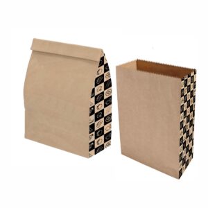 Sacos Papel Kraft LATERAL TIMBRADA M2 25X14X31 1000 Un.