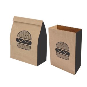 Sacos Papel Kraft LANCHE M2 25X14X34 50 Un.